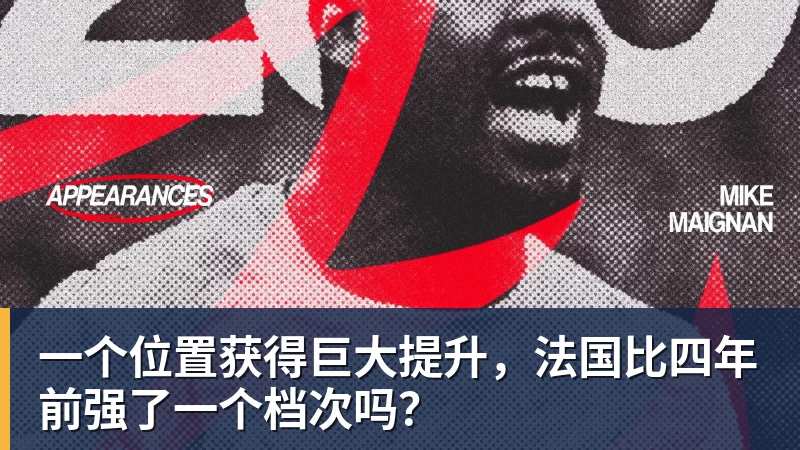 hg网投一个位置获得巨大提升，法国比四年前强了一个档次吗？