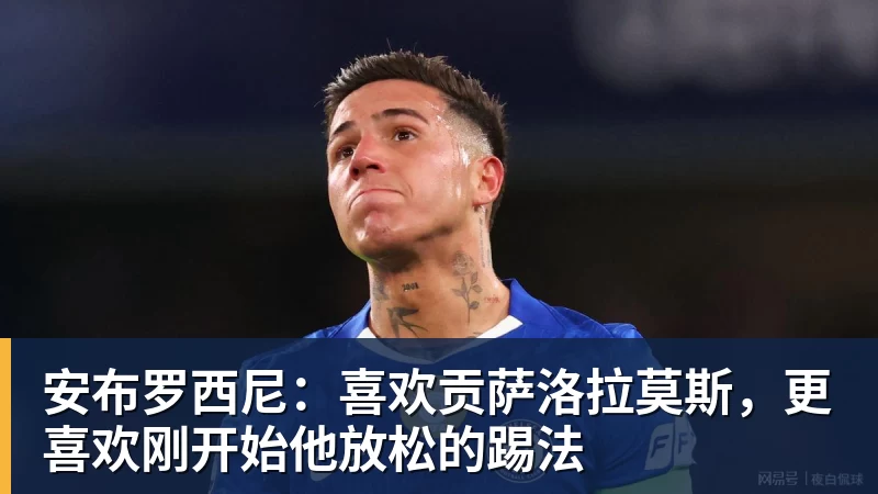 安布罗西尼：喜欢贡萨洛拉莫斯，更喜欢刚开始他放松的踢法